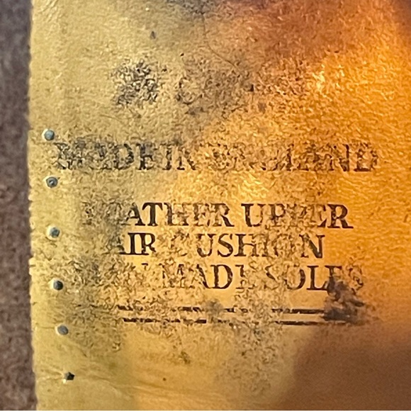 Vintage Dr. Martens 939 6 Eye Lids Made In England Men’s Boots Size UK 8 (US 9) - Picture 13 of 16